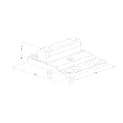Locinox Sabo grondstop - schroefbaar voor poorten hek-kopen