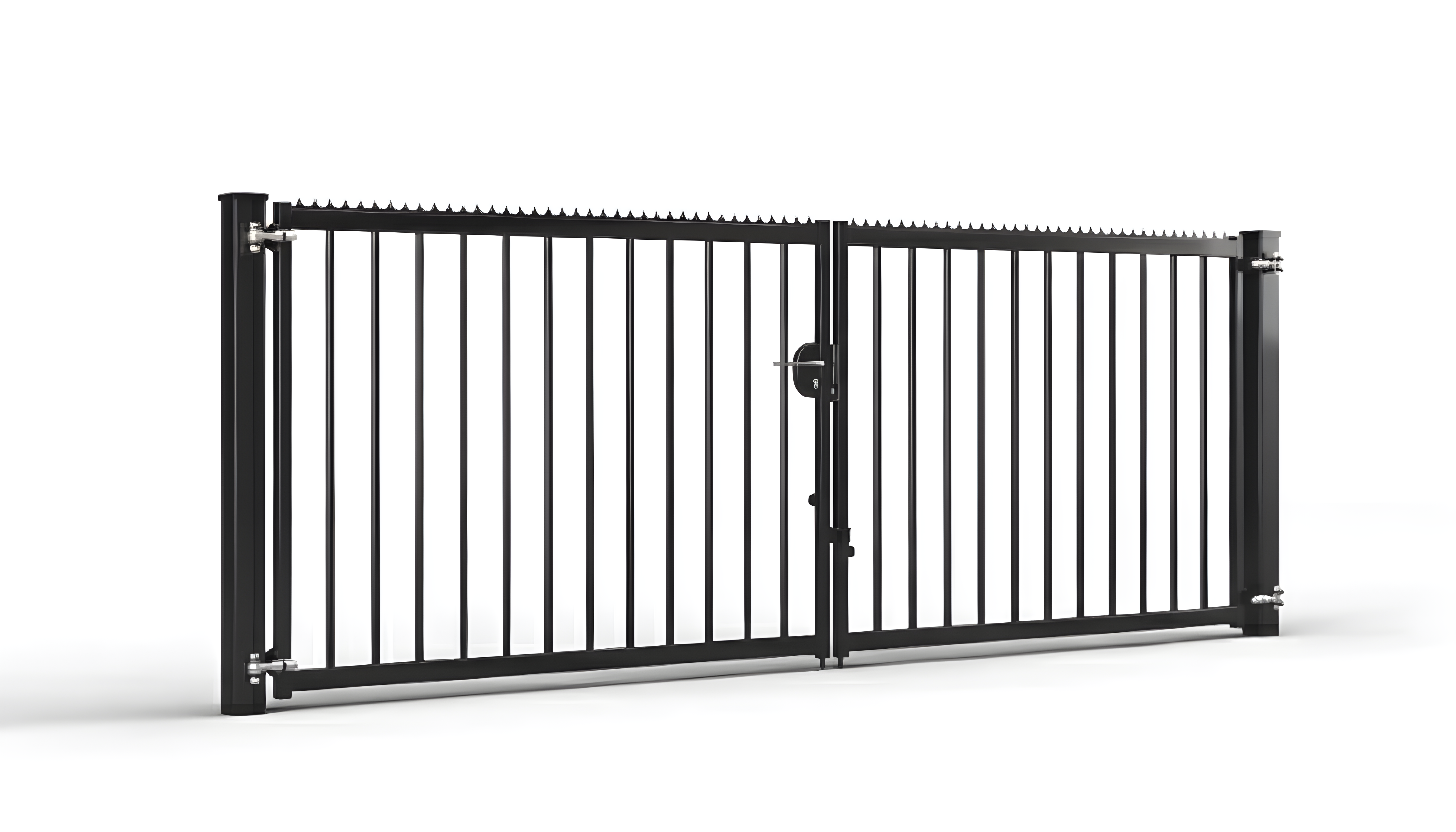 Dubbele-poort-Spijl-Puntenkam-Enkel-thermisch-hd-hek-kopen