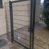 looppoort-dubbelstaafmat hek-kopen ral 9005 zwart
