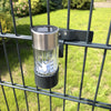 Solarlampe LED Edelstahl