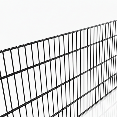Dubbelstaafmat 6/5/6 hek kopen zwart ral 9005