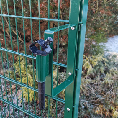 Universelle Gartenschlauchaufroller mit Pfostenhalterung
