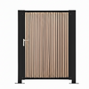 Pluteo Enkele poort met hout Ayous hek-kopen