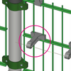 Afstandisolator 6/5/6 mm staafmatten hek kopen