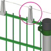 Afstandisolator 6/5/6 mm staafmatten hek kopen