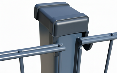 Ronde paal koker 60x40 mm compleet voor eind-, begin- of hoekpaal van hekwerk of schutting hekwerk hek kopen 