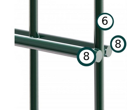 Dubbelstaafmat 8/6/8 hek kopen hekwerk