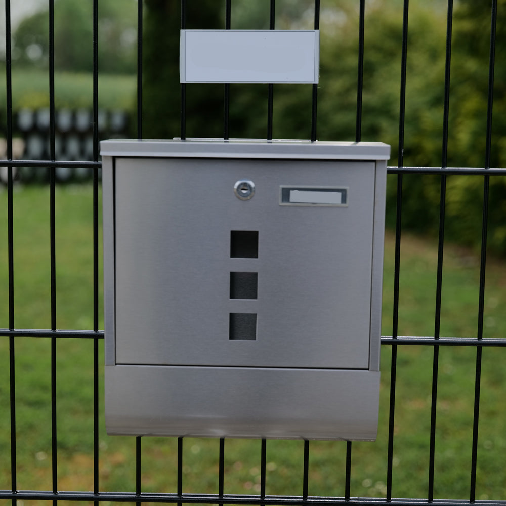 Briefkasten aus hochwertigem Edelstahl