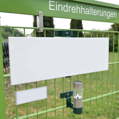 Schraubhalterung für Informationstafel